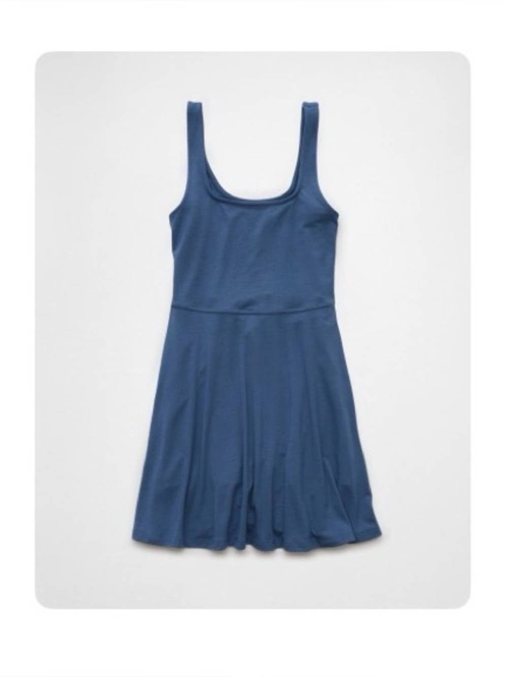 American Eagle Outfitters Navy Knit Fit & Flare Top